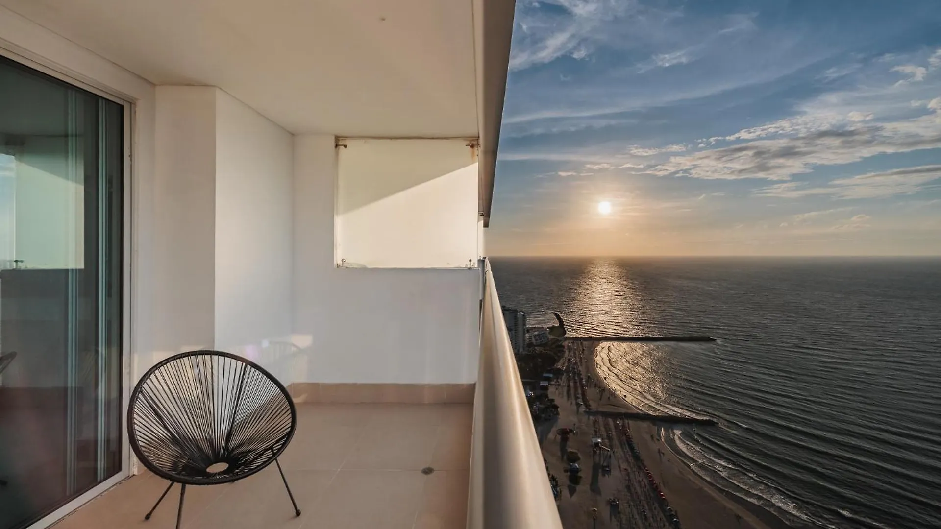 דירות Cartagena Magnifico Apto De 1 Habitacion Con Vista Inmejorable Al Mar En Bocagrande 0*,  קולומביה