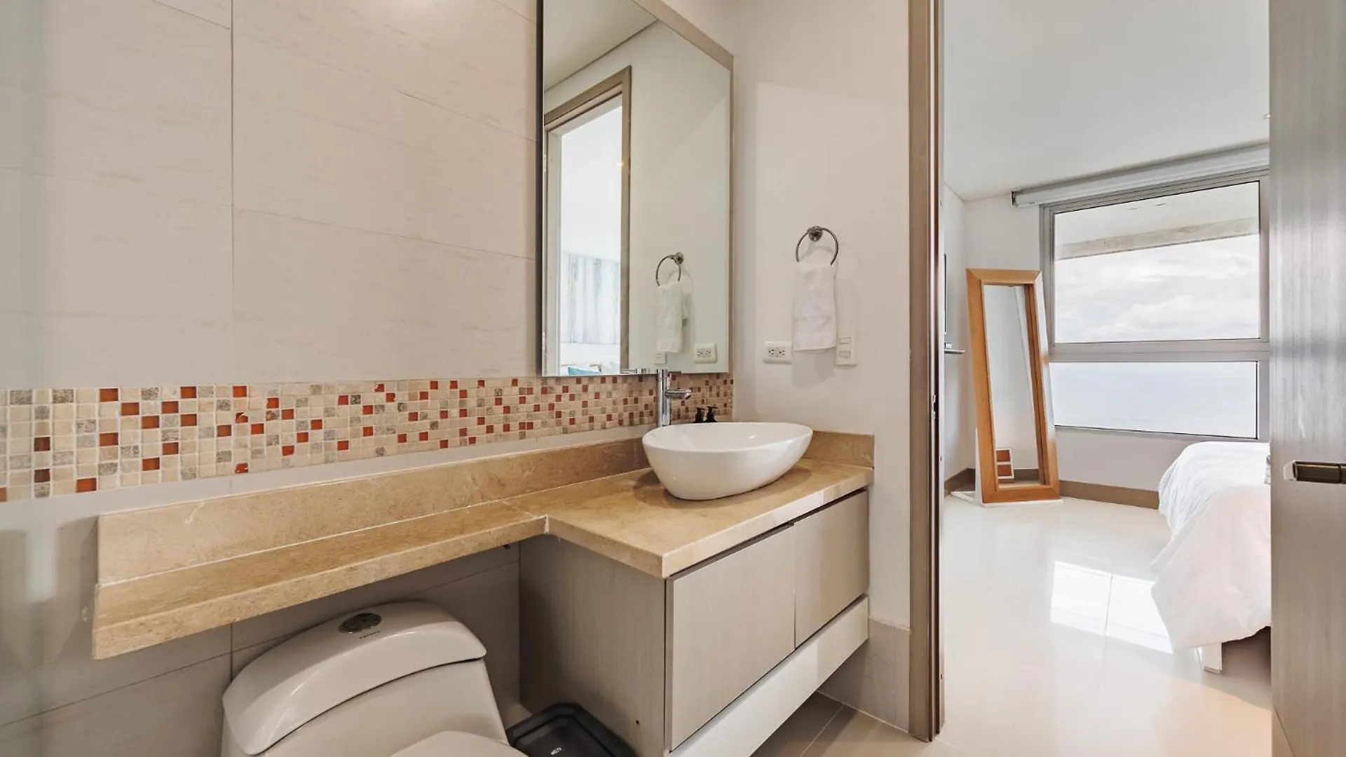 דירות Cartagena Magnifico Apto De 1 Habitacion Con Vista Inmejorable Al Mar En Bocagrande