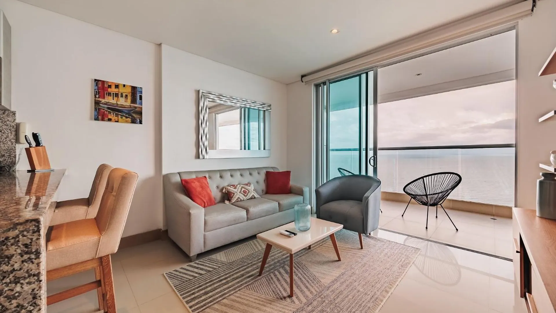 דירות Cartagena Magnifico Apto De 1 Habitacion Con Vista Inmejorable Al Mar En Bocagrande