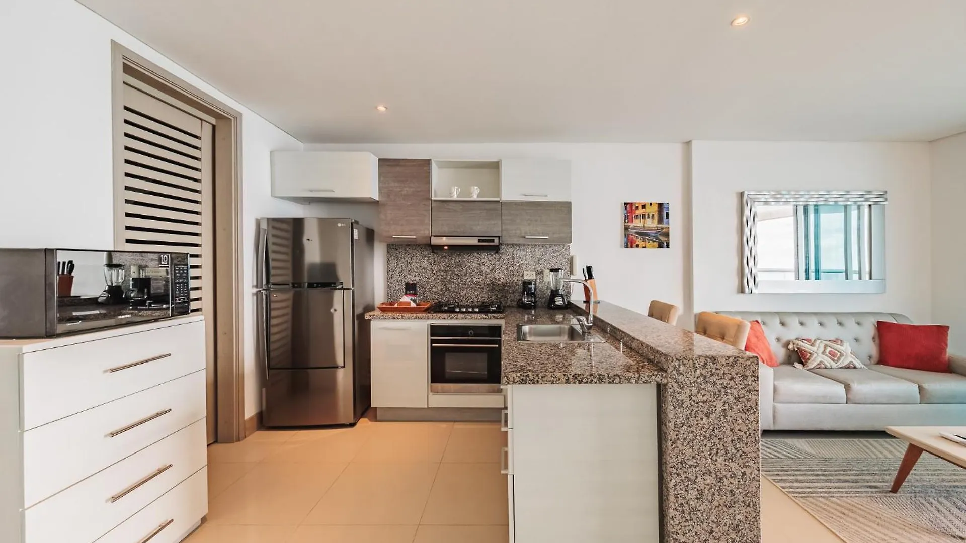 דירות Cartagena Magnifico Apto De 1 Habitacion Con Vista Inmejorable Al Mar En Bocagrande קולומביה